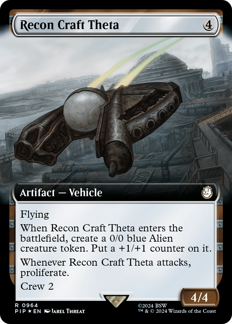 Recon Craft Theta (Extended Art) (Surge Foil) [Fallout] | Rock City Comics