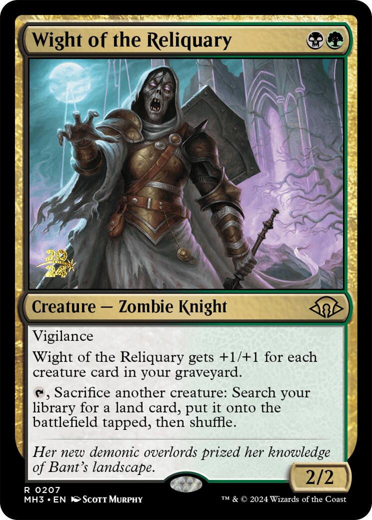 Wight of the Reliquary [Modern Horizons 3 Prerelease Promos] | Rock City Comics