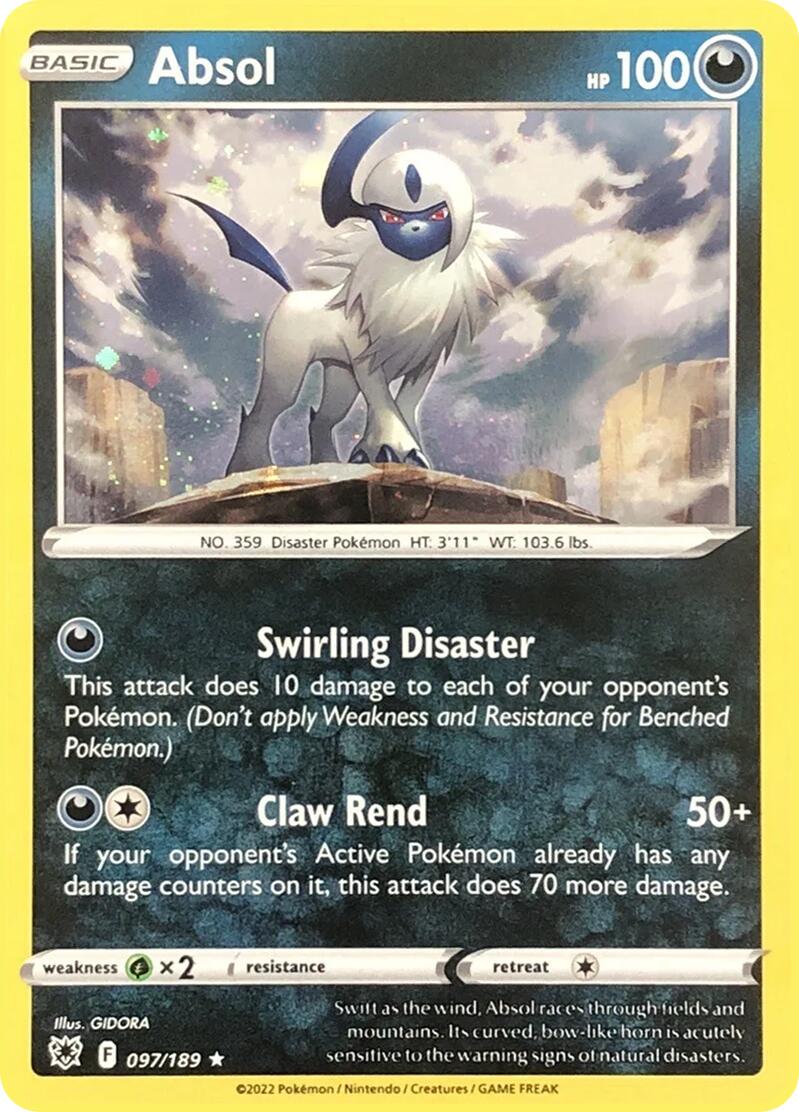 Absol (097/189) (Cosmos Holo) [Miscellaneous Cards] | Rock City Comics