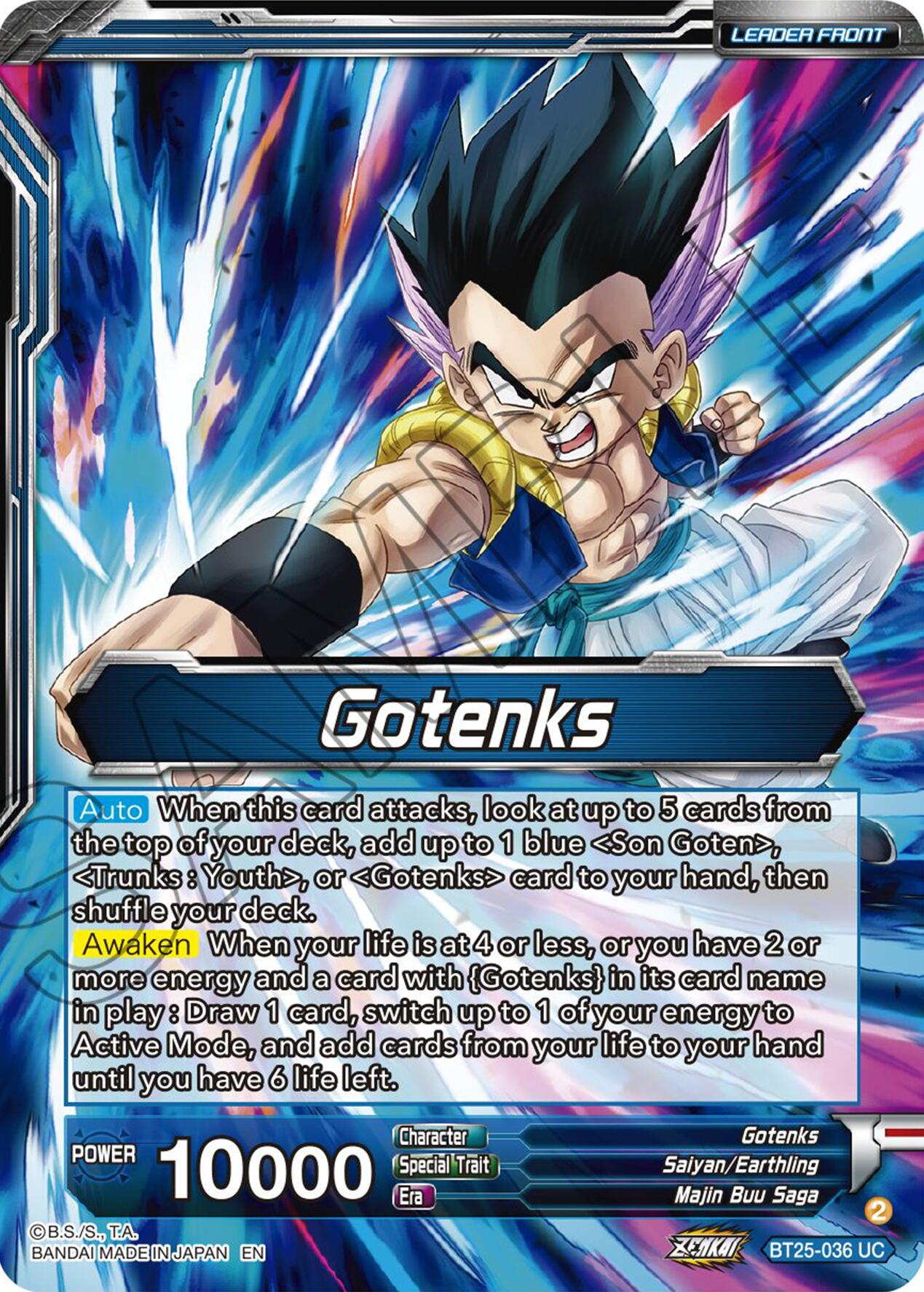 Gotenks // SS3 Gotenks, Power of the Strongest Rookie (BT25-036) [Legend of the Dragon Balls] | Rock City Comics