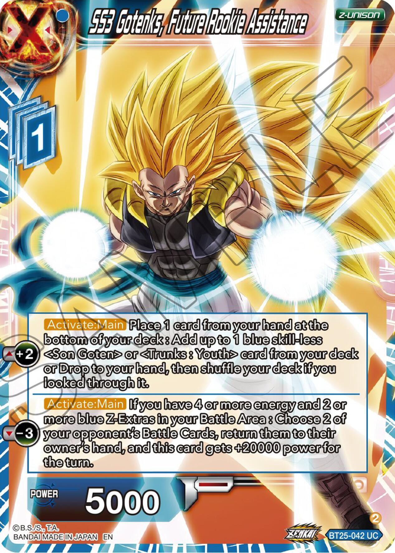 SS3 Gotenks, Future Rookie Assitance (BT25-042) [Legend of the Dragon Balls] | Rock City Comics