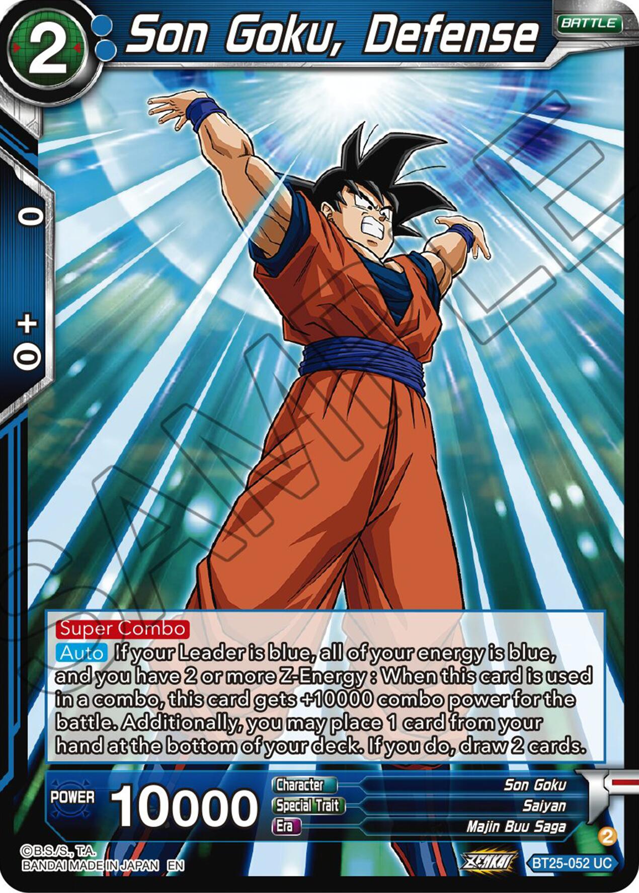 Son Goku, Defense (BT25-052) [Legend of the Dragon Balls] | Rock City Comics