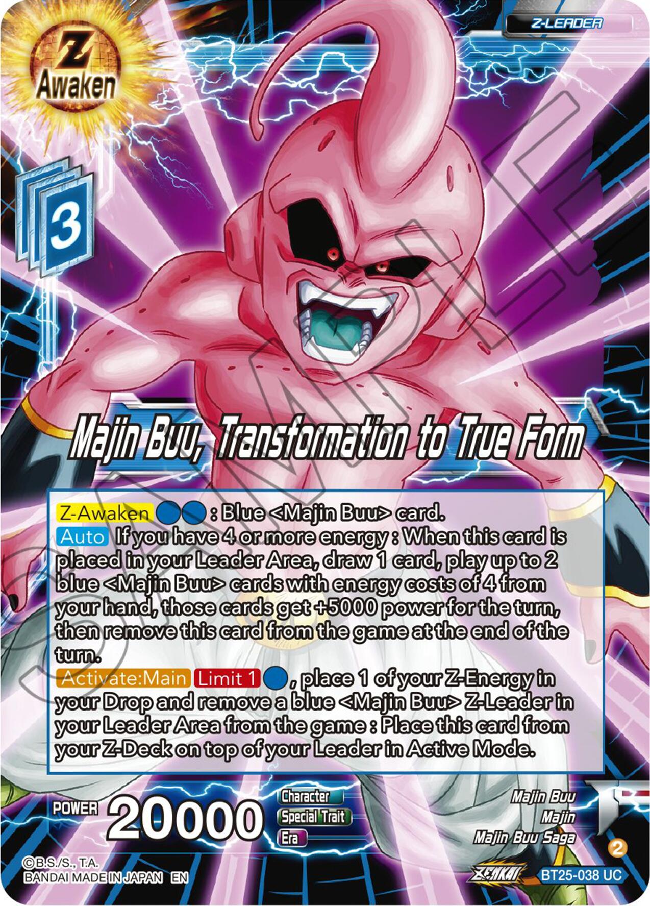 Majin Buu, Transformation to True Form (BT25-038) [Legend of the Dragon Balls] | Rock City Comics