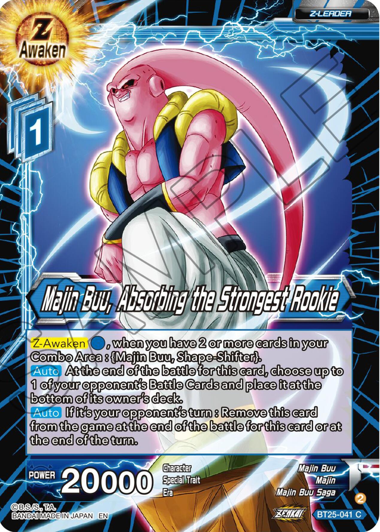 Majin Buu, Absorbing the Strongest Rookie (BT25-041) [Legend of the Dragon Balls] | Rock City Comics