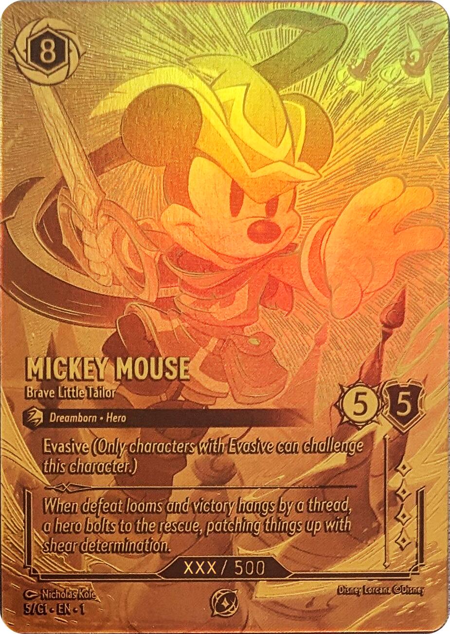 Mickey Mouse - Brave Little Tailor (Serial Numbered) (5) [Promo Cards] | Rock City Comics