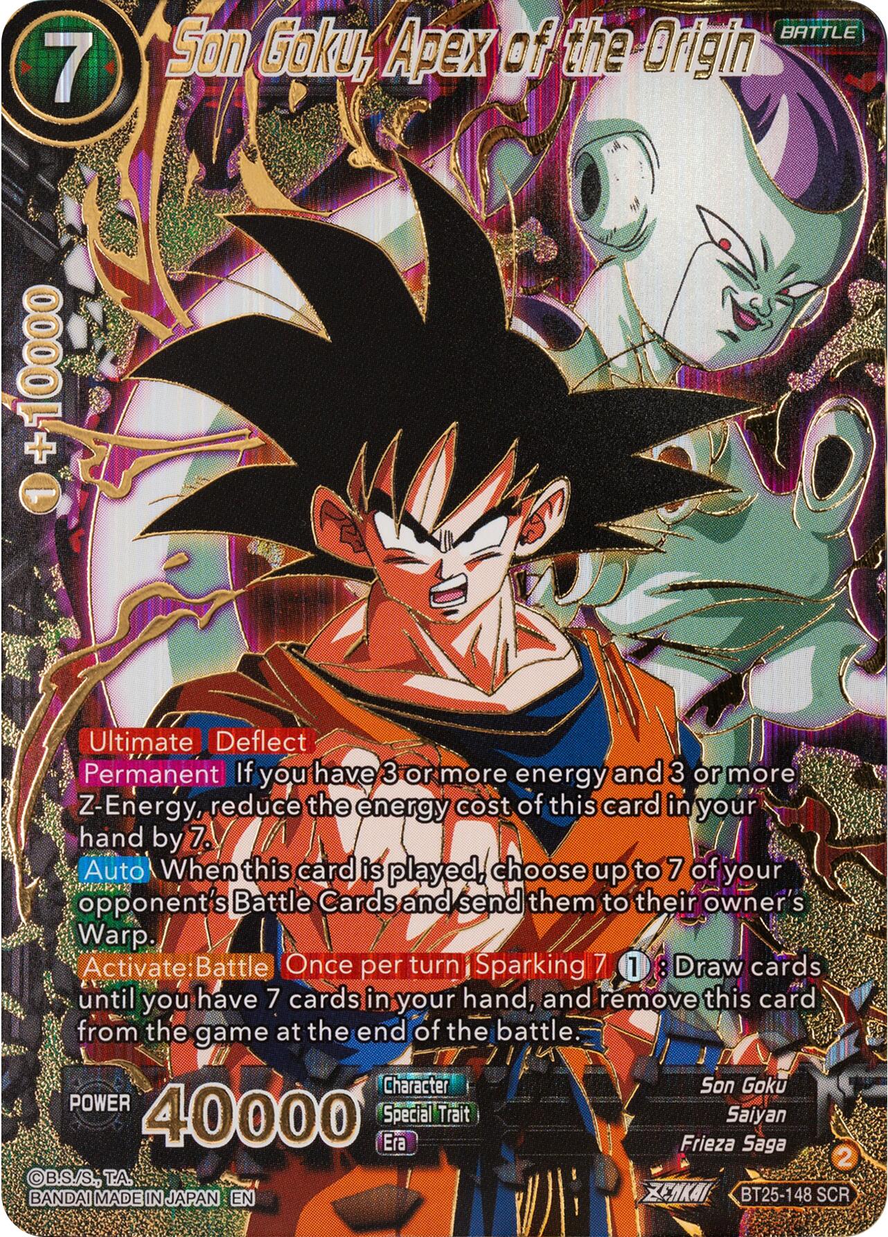 Son Goku, Apex of the Origin (BT25-148) [Legend of the Dragon Balls] | Rock City Comics