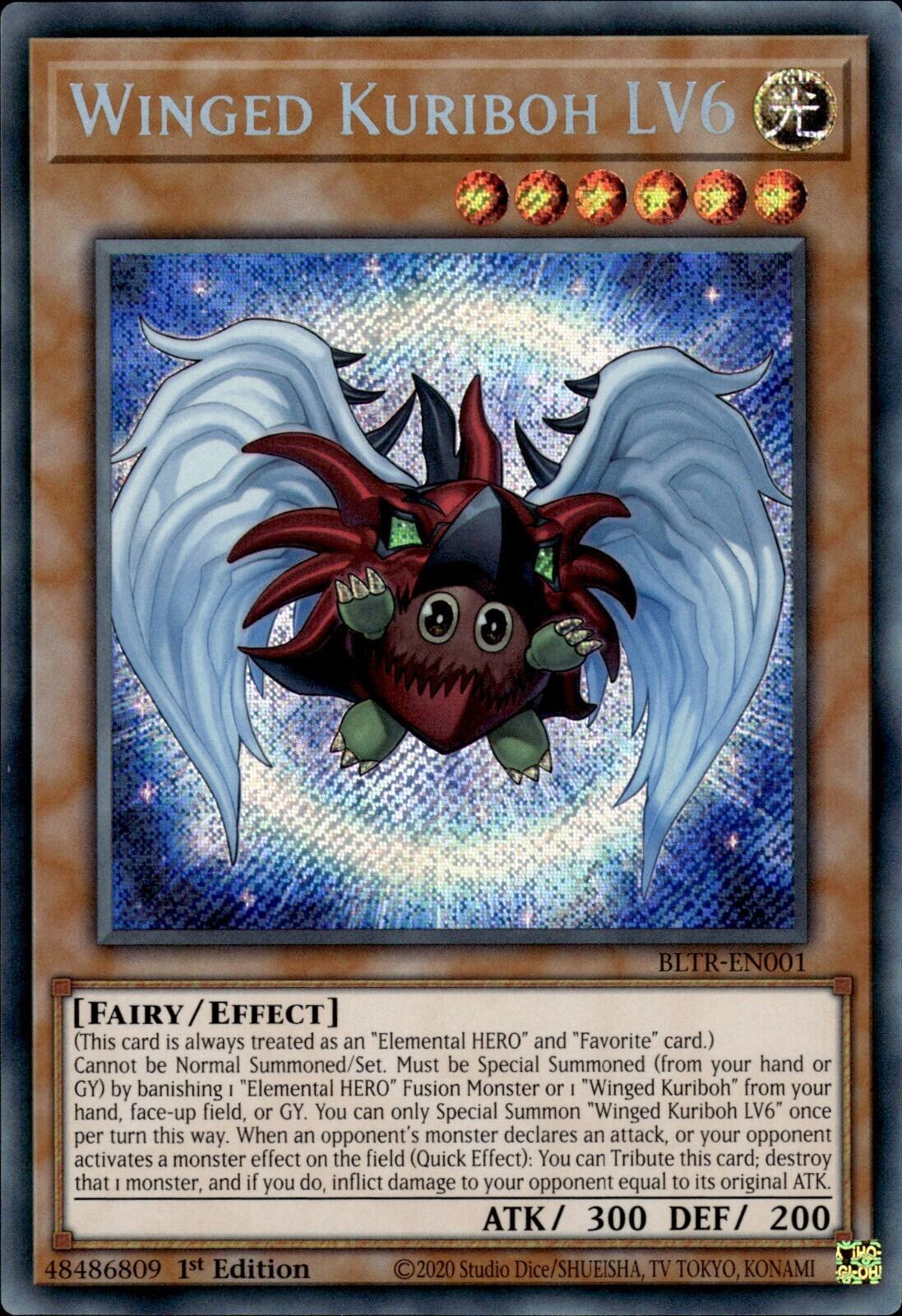 Winged Kuriboh LV6 [BLTR-EN001] Secret Rare | Rock City Comics