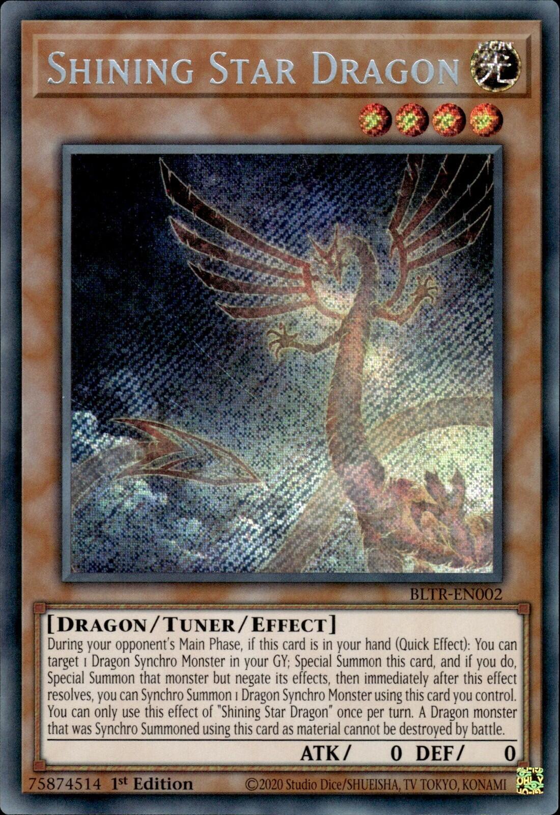 Shining Star Dragon [BLTR-EN002] Secret Rare | Rock City Comics