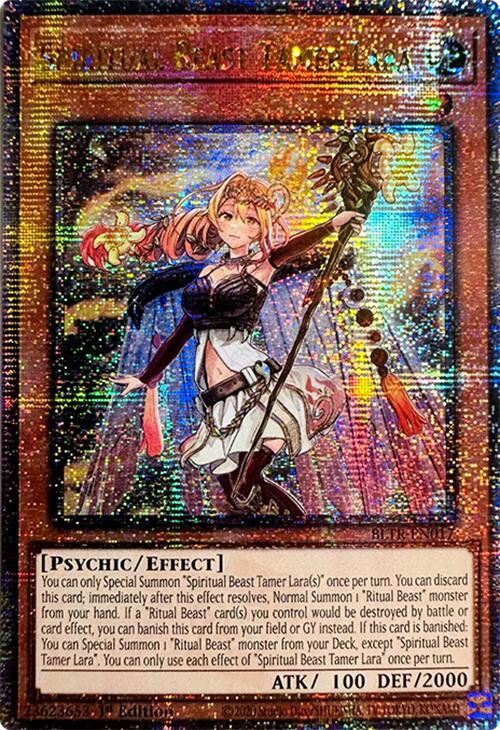 Spiritual Beast Tamer Lara (Quarter Century Secret Rare) [BLTR-EN017] Quarter Century Secret Rare | Rock City Comics