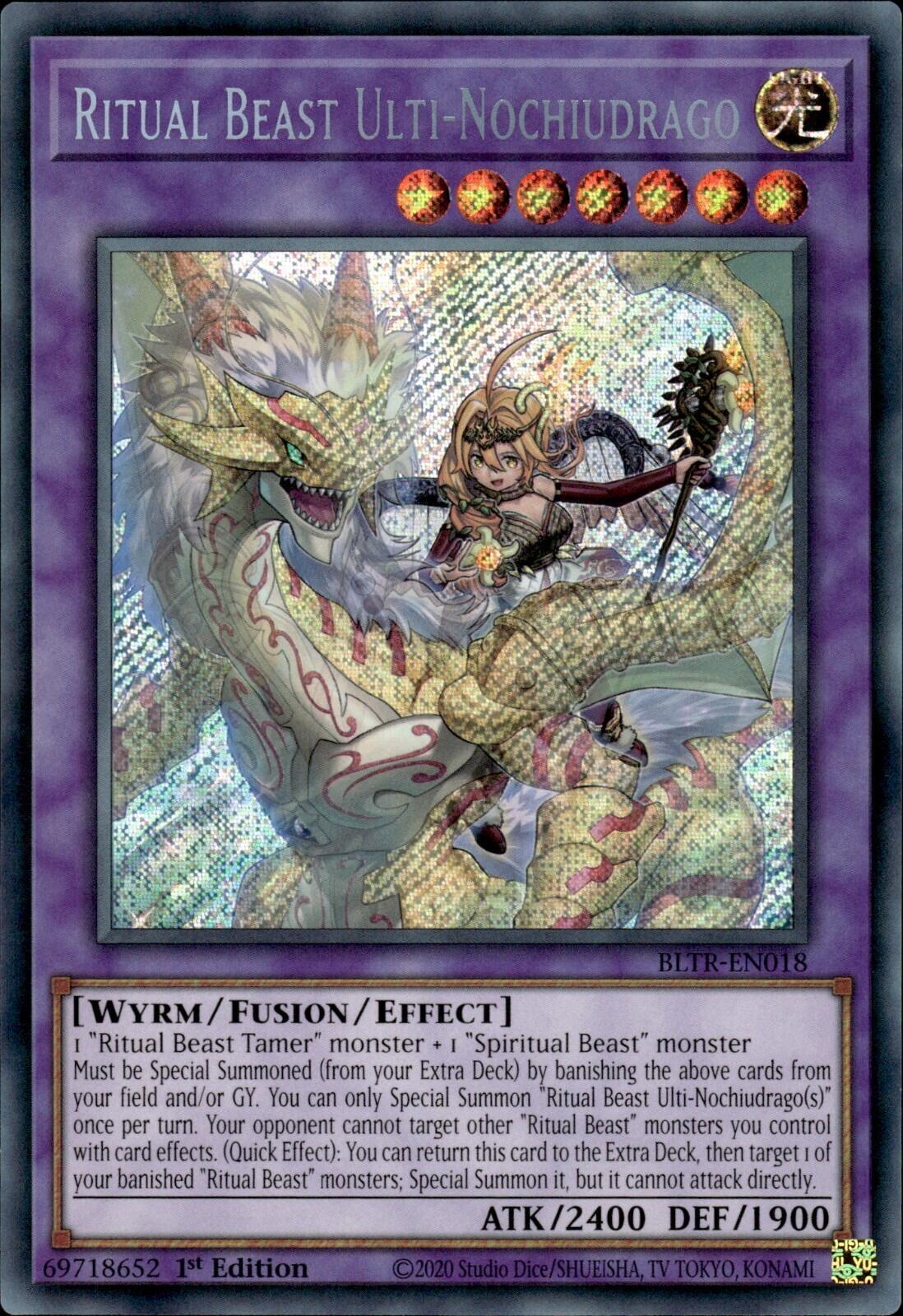 Ritual Beast Ulti-Nochiudrago [BLTR-EN018] Secret Rare | Rock City Comics