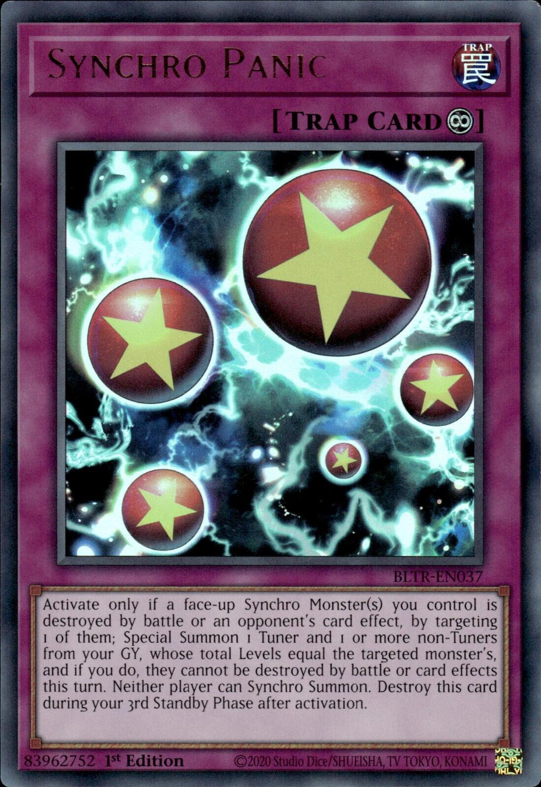 Synchro Panic [BLTR-EN037] Ultra Rare | Rock City Comics