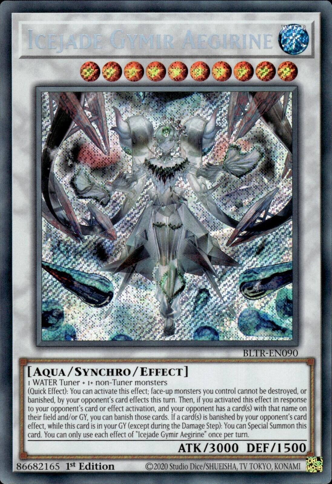 Icejade Gymir Aegirine [BLTR-EN090] Secret Rare | Rock City Comics