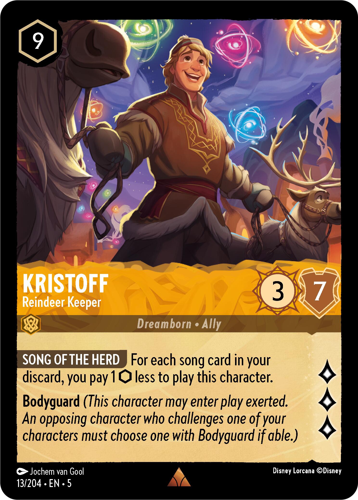 Kristoff - Reindeer Keeper (13/204) [Shimmering Skies] | Rock City Comics