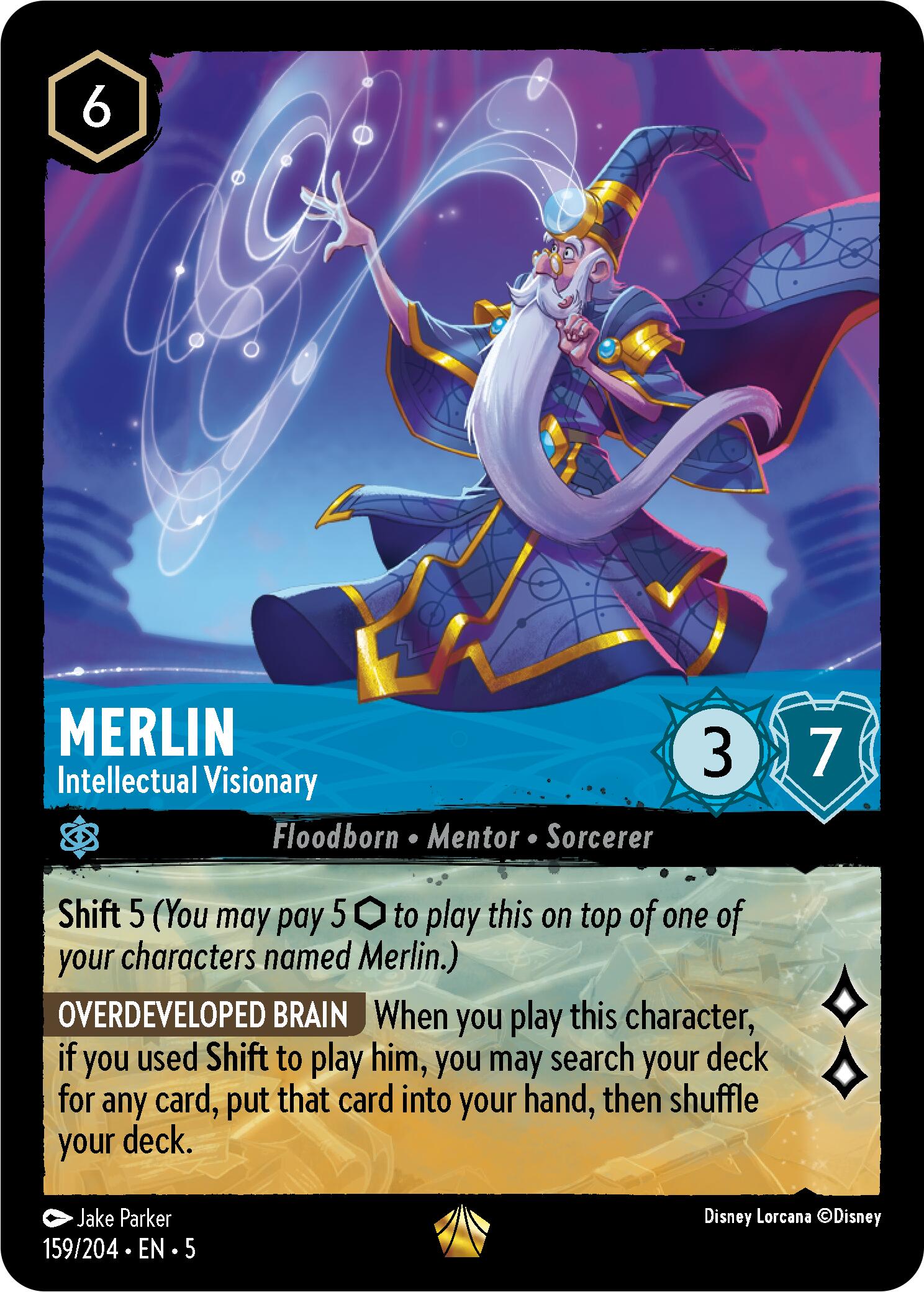 Merlin - Intellectual Visionary (159/204) [Shimmering Skies] | Rock City Comics