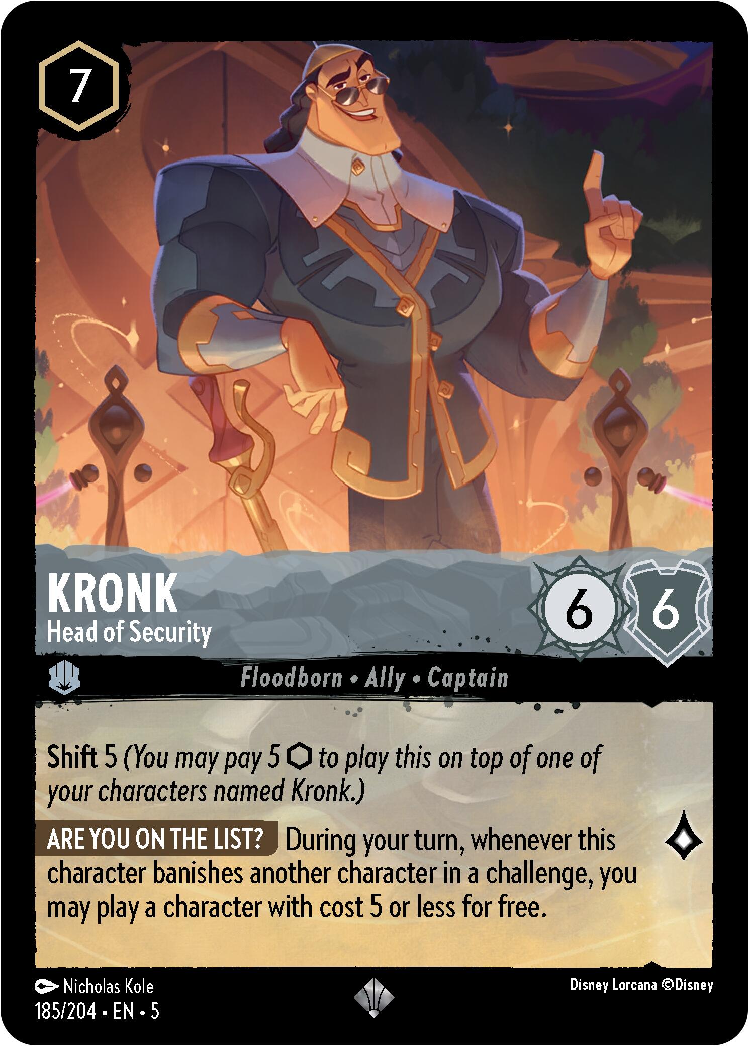 Kronk - Head of Security (185/204) [Shimmering Skies] | Rock City Comics