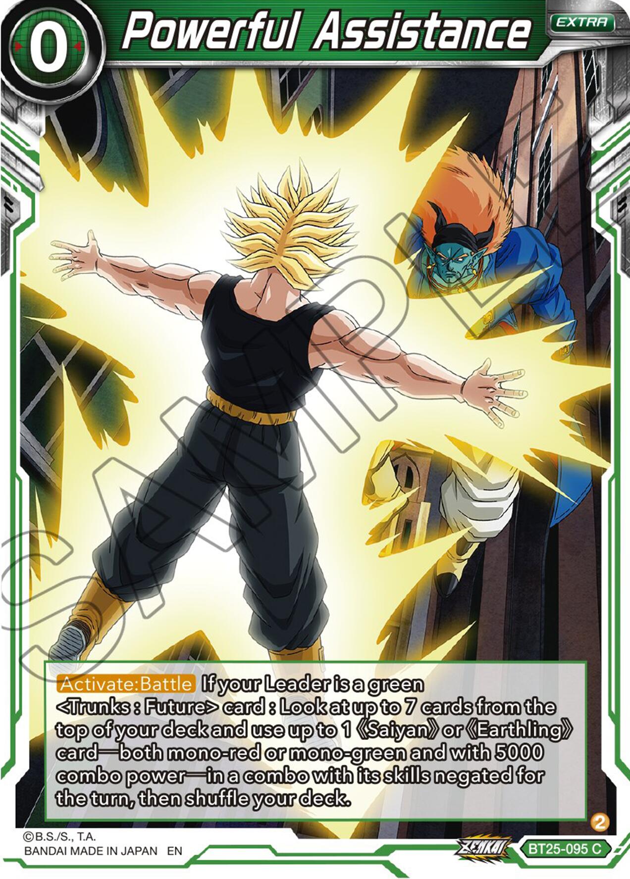 Powerful Assistance (BT25-095) [Legend of the Dragon Balls] | Rock City Comics