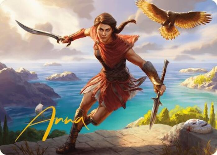 Kassandra, Eagle Bearer Art Card (Gold-Stamped Signature) [Assassin's Creed Art Series] | Rock City Comics