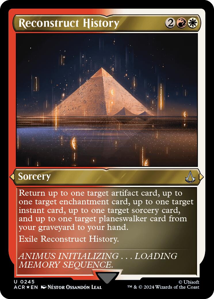 Reconstruct History (Foil Etched) [Assassin's Creed] | Rock City Comics