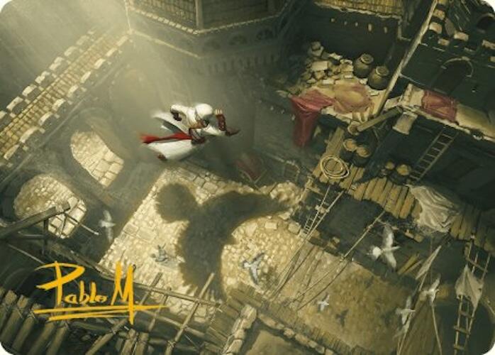 Rooftop Bypass Art Card (Gold-Stamped Signature) [Assassin's Creed Art Series] | Rock City Comics