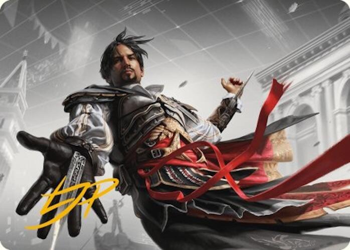 Ezio Auditore da Firenze Art Card (Gold-Stamped Signature) [Assassin's Creed Art Series] | Rock City Comics