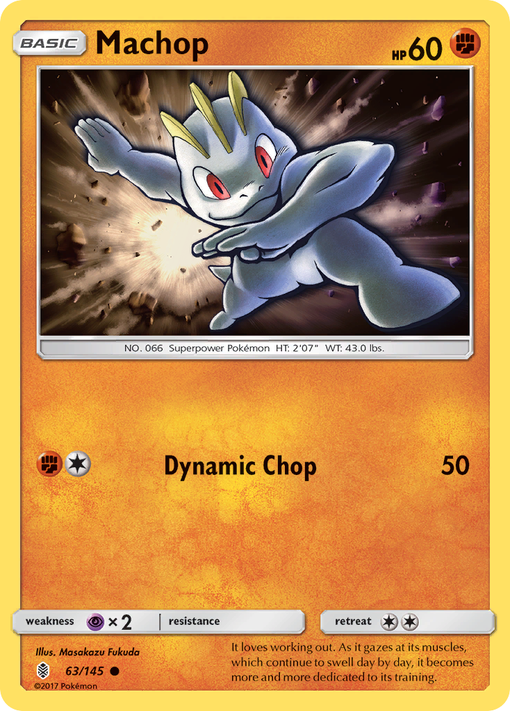 Machop (63/145) [Sun & Moon: Guardians Rising] | Rock City Comics