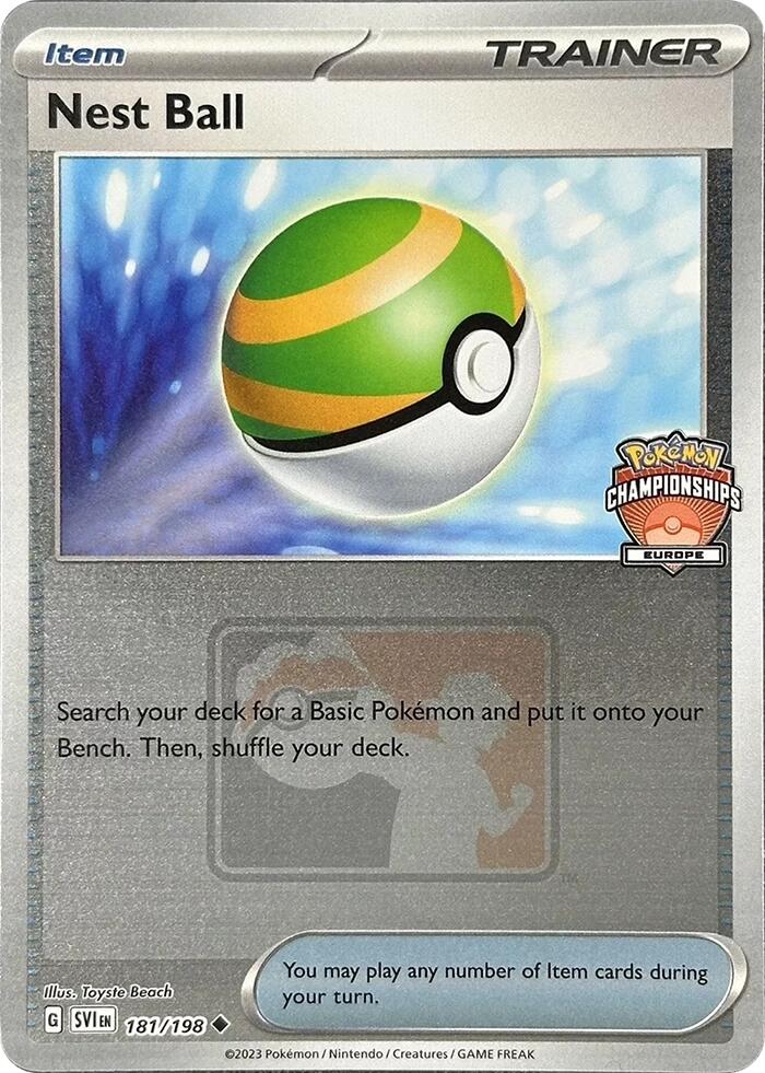 Nest Ball (181/198) (2024 Europe Championships) [League & Championship Cards] | Rock City Comics