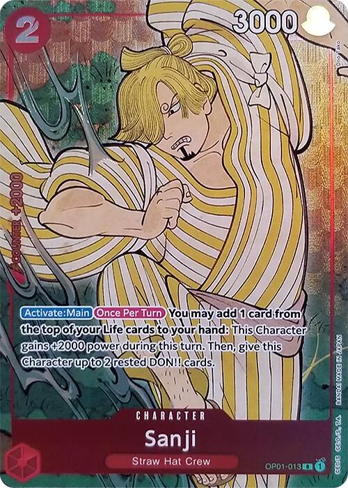 Sanji (English Version 1st Anniversary Set) [One Piece Promotion Cards] | Rock City Comics