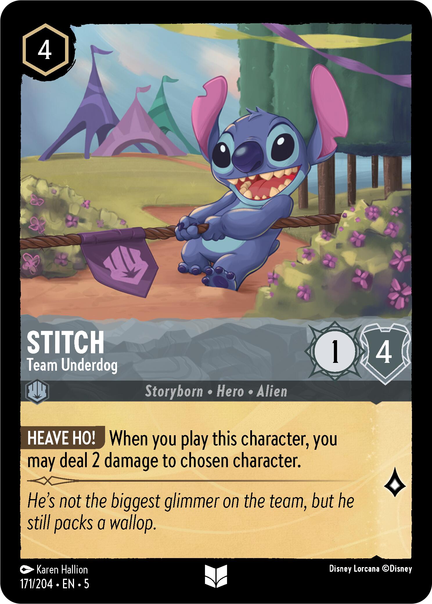Stitch - Team Underdog (171/204) [Shimmering Skies] | Rock City Comics