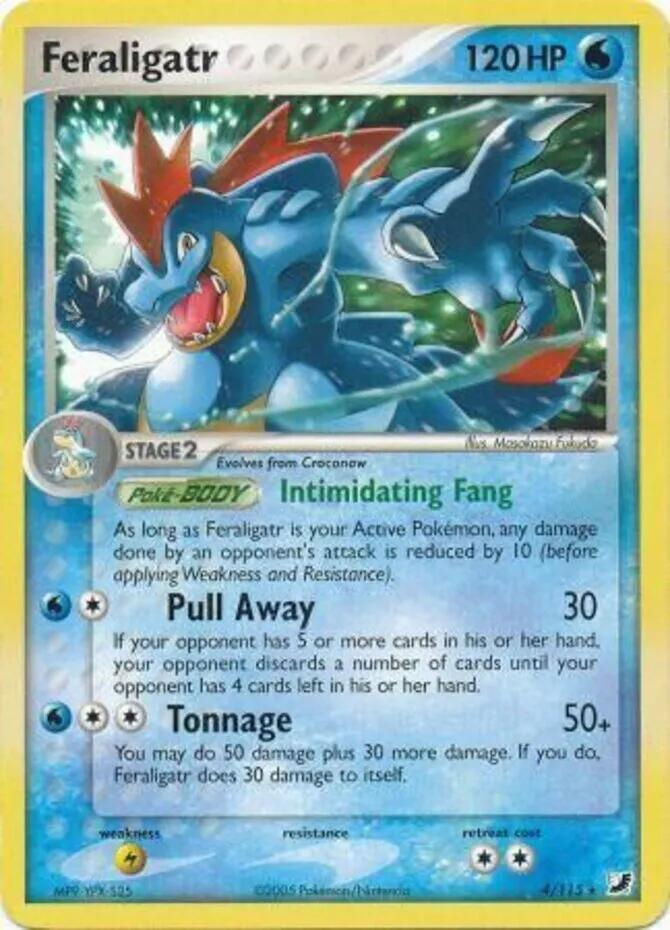 Feraligatr (4/115) (Theme Deck Exclusives) [EX: Unseen Forces] | Rock City Comics