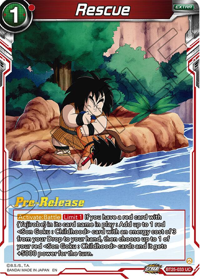 Rescue (BT25-033) [Legend of the Dragon Balls Prerelease Promos] | Rock City Comics