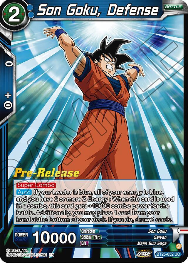 Son Goku, Defense (BT25-052) [Legend of the Dragon Balls Prerelease Promos] | Rock City Comics