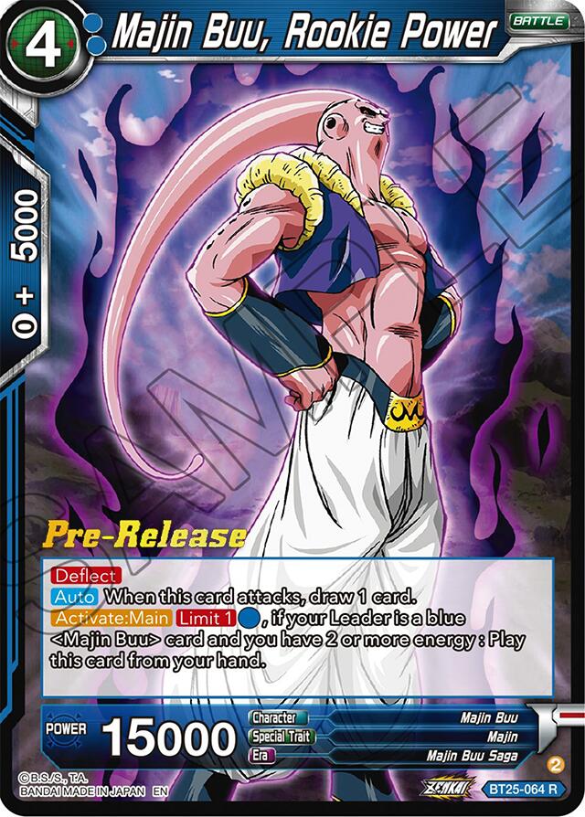 Majin Buu, Rookie Power (BT25-064) [Legend of the Dragon Balls Prerelease Promos] | Rock City Comics