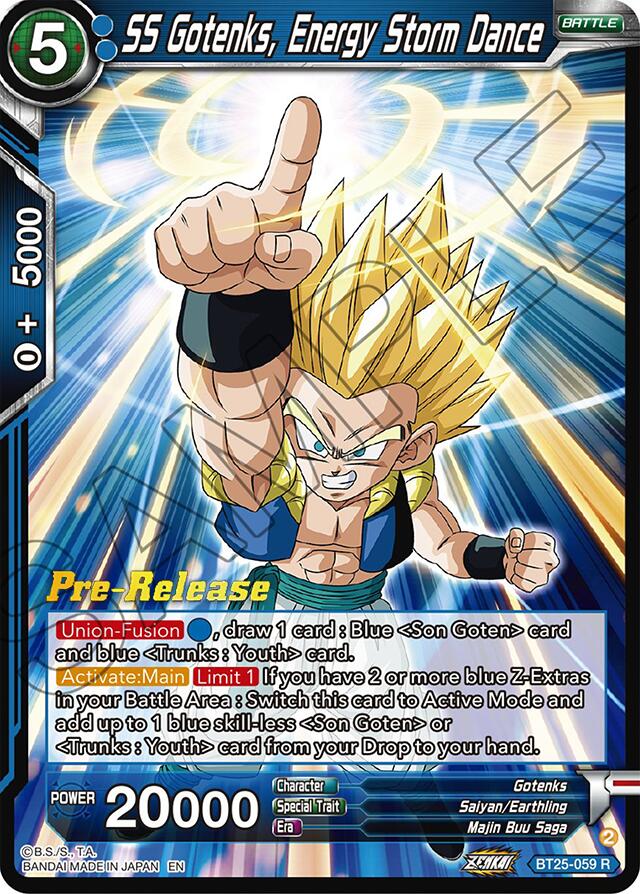 SS Gotenks, Energy Storm Dance (BT25-059) [Legend of the Dragon Balls Prerelease Promos] | Rock City Comics