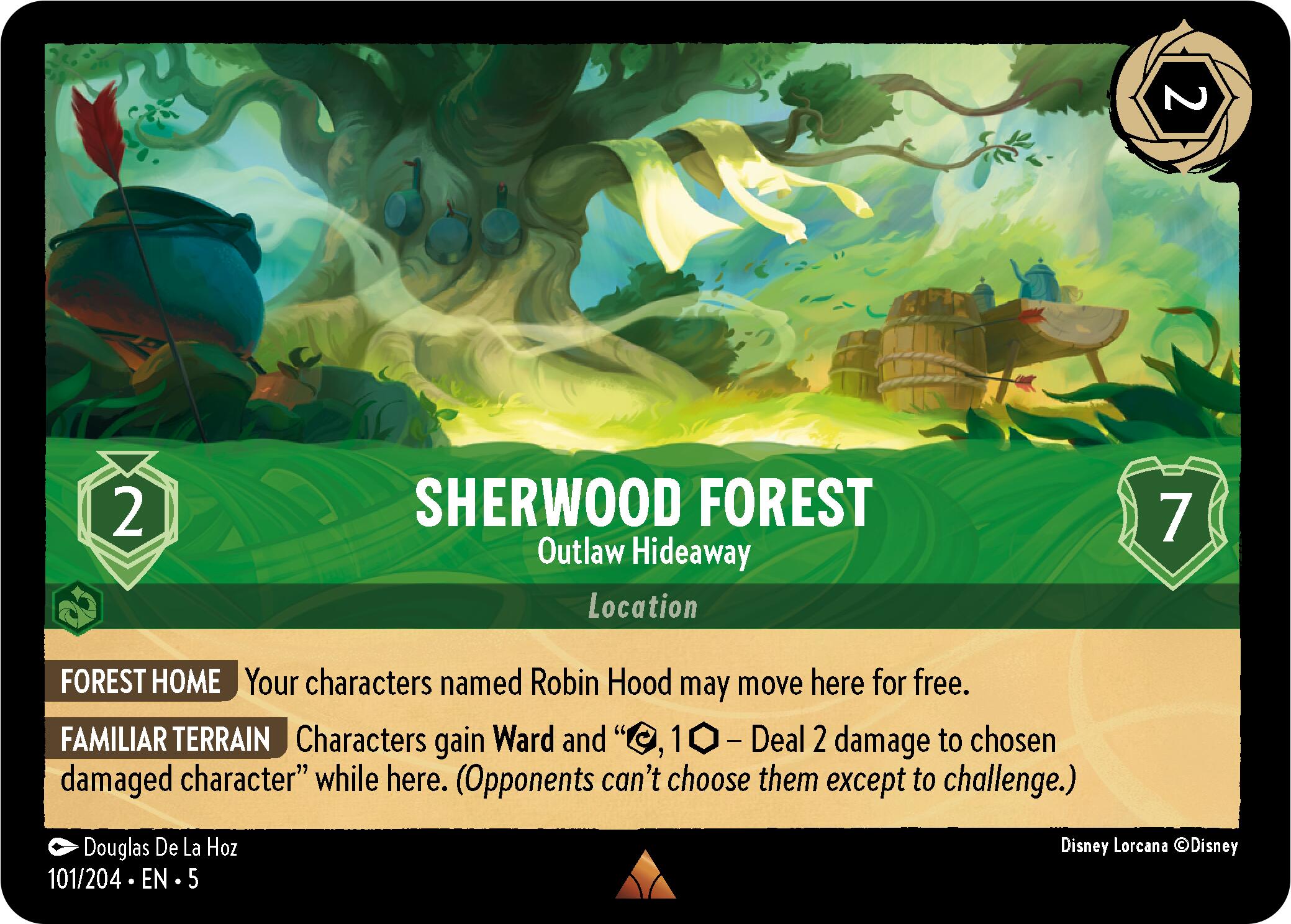 Sherwood Forest - Outlaw Hideaway (101/204) [Shimmering Skies] | Rock City Comics