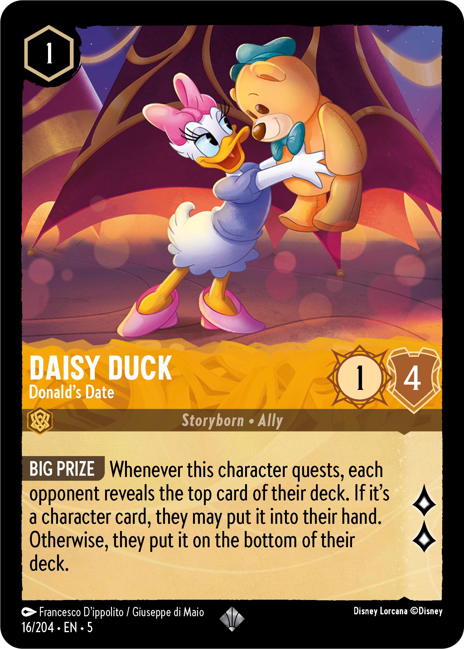 Daisy Duck - Donald's Date (16/204) [Shimmering Skies] | Rock City Comics