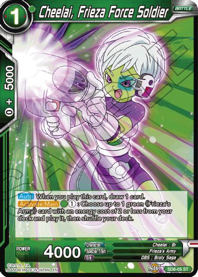 Cheelai, Frieza Force Soldier (Reprint) (SD8-05) [Battle Evolution Booster] | Rock City Comics