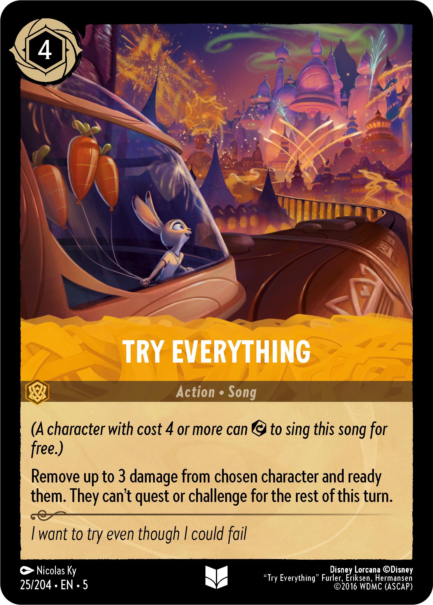 Try Everything (25/204) [Shimmering Skies] | Rock City Comics