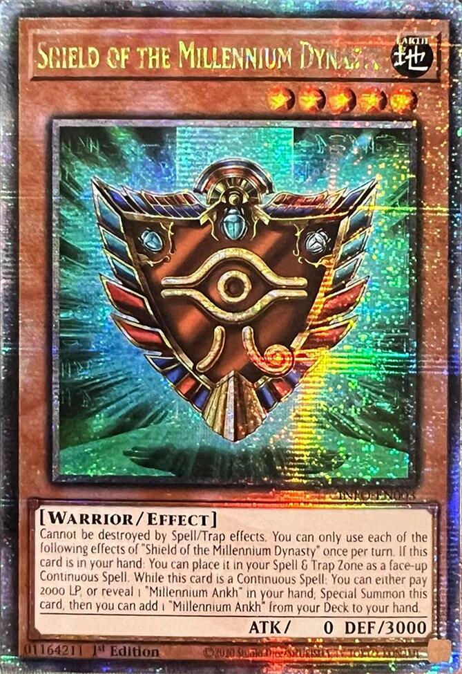 Shield of the Millennium Dynasty (Quarter Century Secret Rare) [INFO-EN003] Quarter Century Secret Rare | Rock City Comics