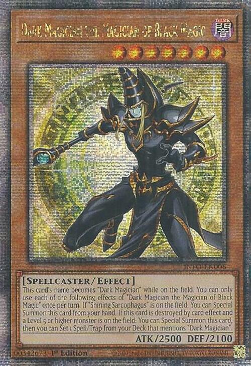 Dark Magician the Magician of Black Magic (Quarter Century Secret Rare) [INFO-EN006] Quarter Century Secret Rare | Rock City Comics