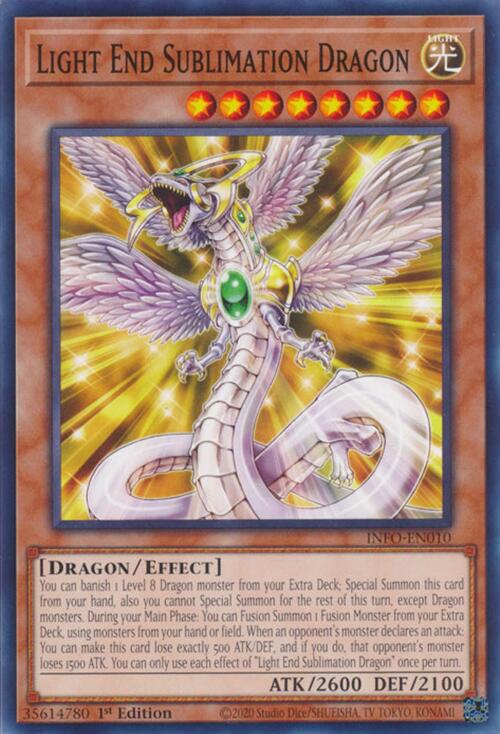 Light End Sublimation Dragon [INFO-EN010] Common | Rock City Comics