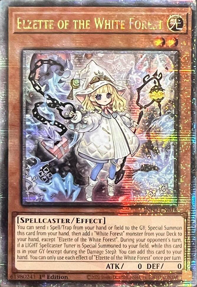 Elzette of the White Forest (Quarter Century Secret Rare) [INFO-EN014] Quarter Century Secret Rare | Rock City Comics