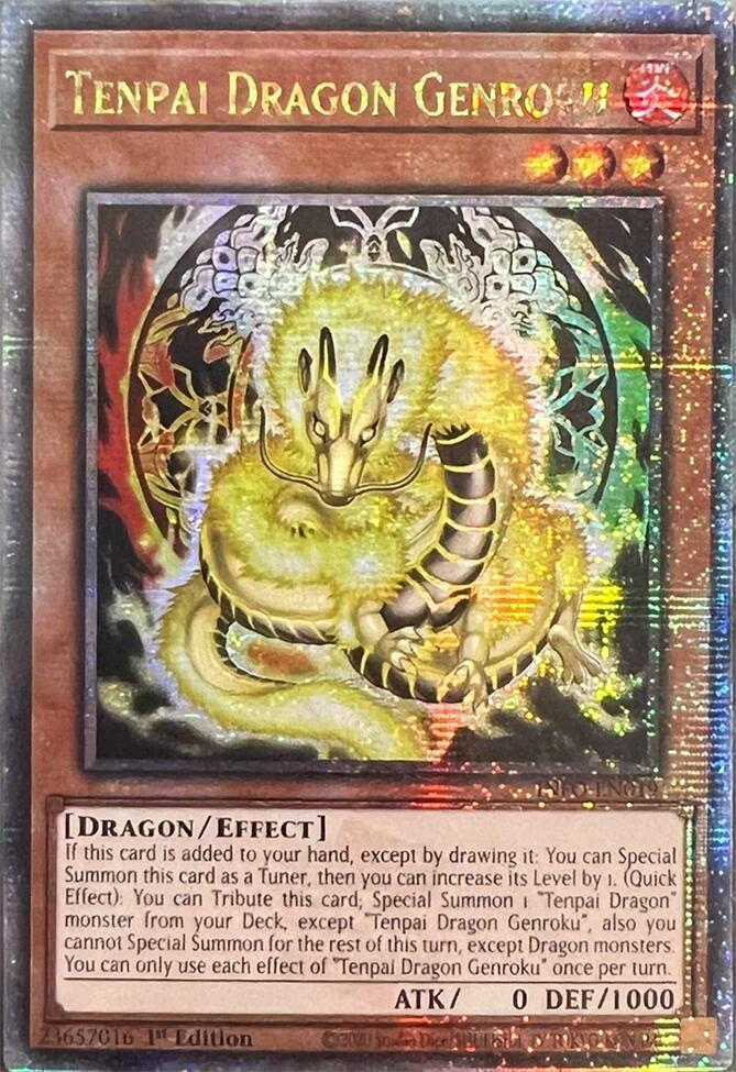 Tenpai Dragon Genroku (Quarter Century Secret Rare) [INFO-EN019] Quarter Century Secret Rare | Rock City Comics