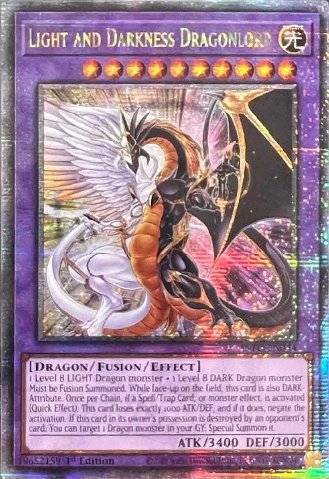 Light and Darkness Dragonlord (Quarter Century Secret Rare) [INFO-EN034] Quarter Century Secret Rare | Rock City Comics