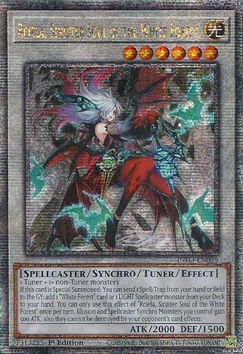 Rciela, Sinister Soul of the White Forest (Quarter Century Secret Rare) [INFO-EN039] Quarter Century Secret Rare | Rock City Comics