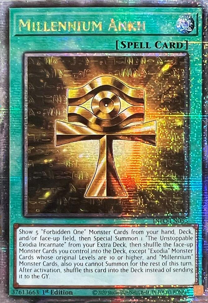 Millennium Ankh (Quarter Century Secret Rare) [INFO-EN053] Quarter Century Secret Rare | Rock City Comics