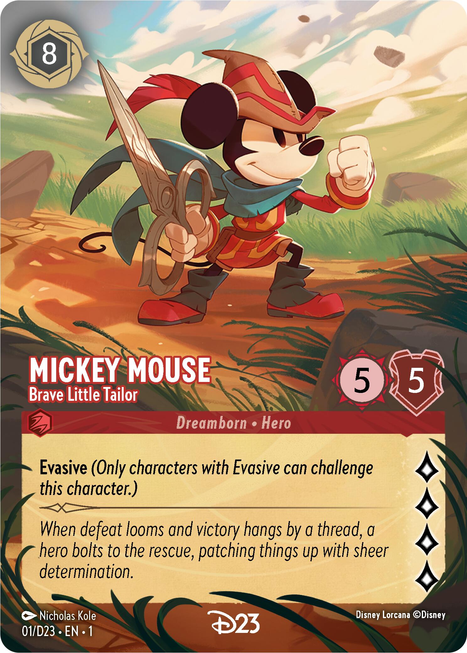 Mickey Mouse - Brave Little Tailor (Extended Art) (1) [D23 Promos] | Rock City Comics