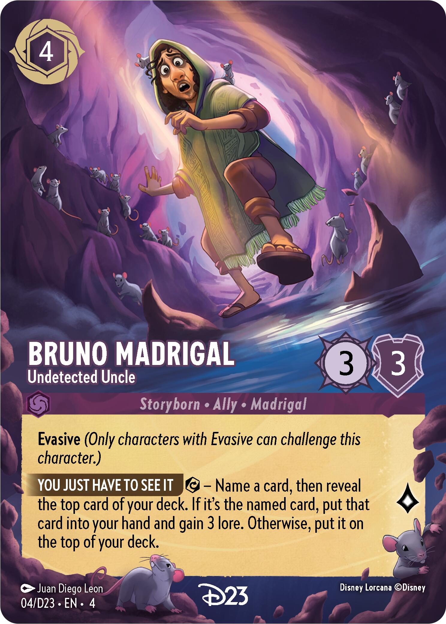 Bruno Madrigal - Undetected Uncle (4) [D23 Promos] | Rock City Comics