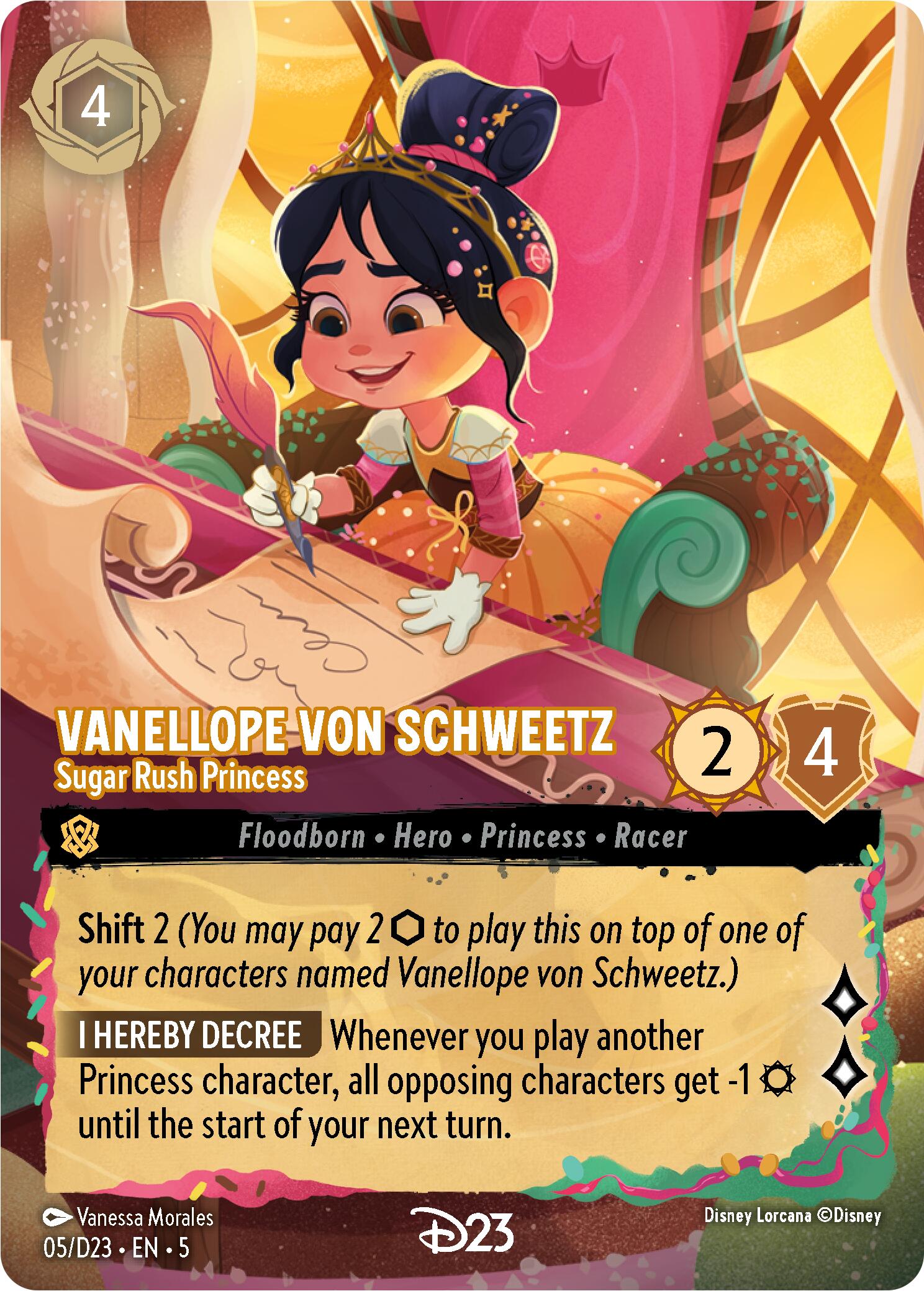 Vanellope von Schweetz - Sugar Rush Princess (5) [D23 Promos] | Rock City Comics
