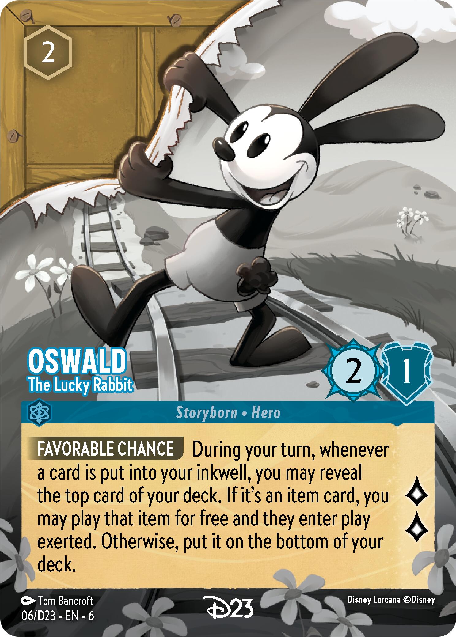 Oswald - The Lucky Rabbit (6) [D23 Promos] | Rock City Comics