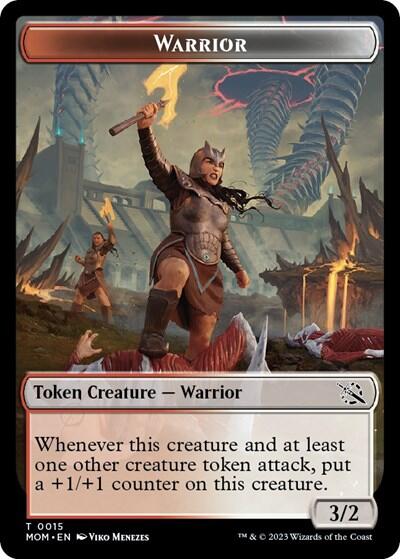 Warrior // Phyrexian Hydra (0012) Double-Sided Token [March of the Machine Tokens] | Rock City Comics